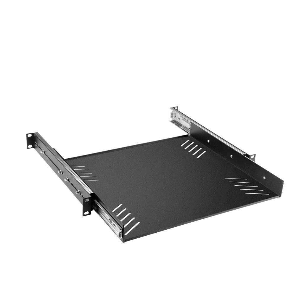 19" Parts 87556 - 19" rack tray 1U | with pull-out rails