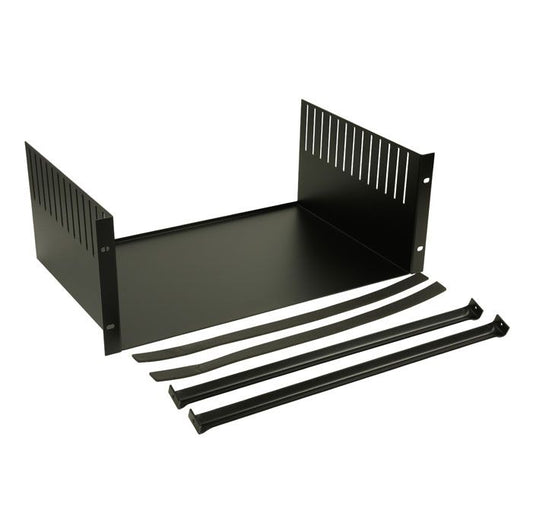 19" Parts 8758 - 19" Rack Tray 3U | with steel clamps