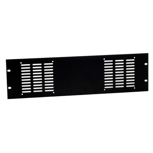19" Parts 8763 - 19" ventilation rack panel 3U | for 2 axial fans | steel