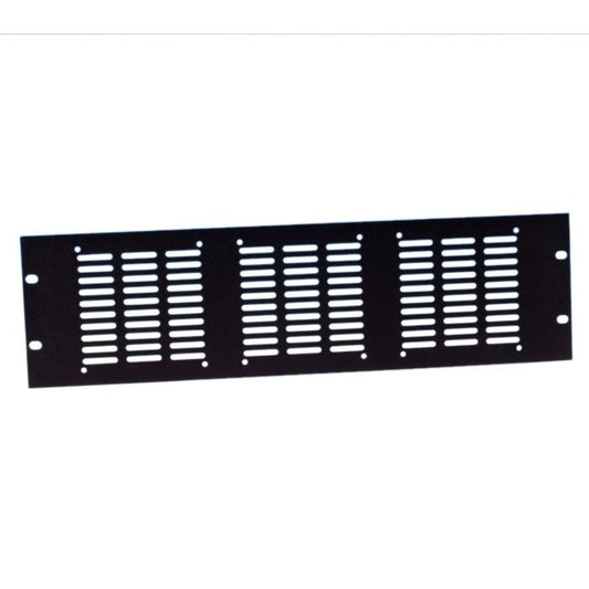 19" Parts 8765 - 19" ventilation rack panel 3U | for 3 axial fans | steel