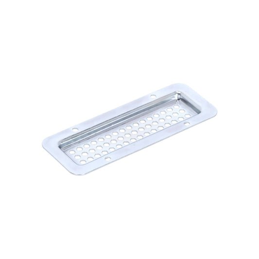 8794 - Small ventilation dish, rectangular, steel, galvanised