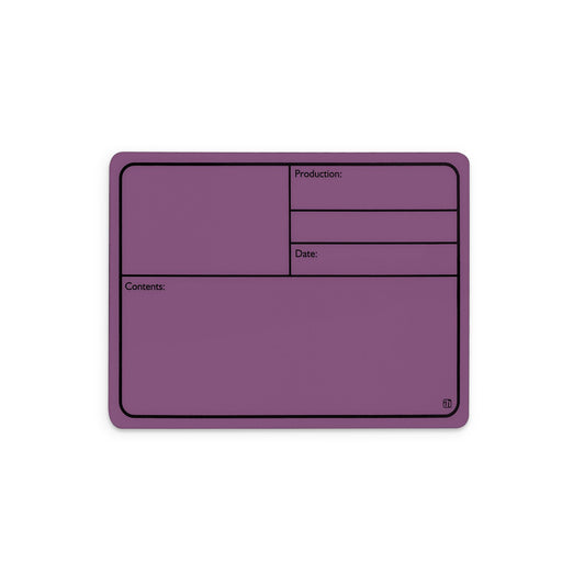 88001MP - Plastic tour label, magnetic 177 x127 mm, purple