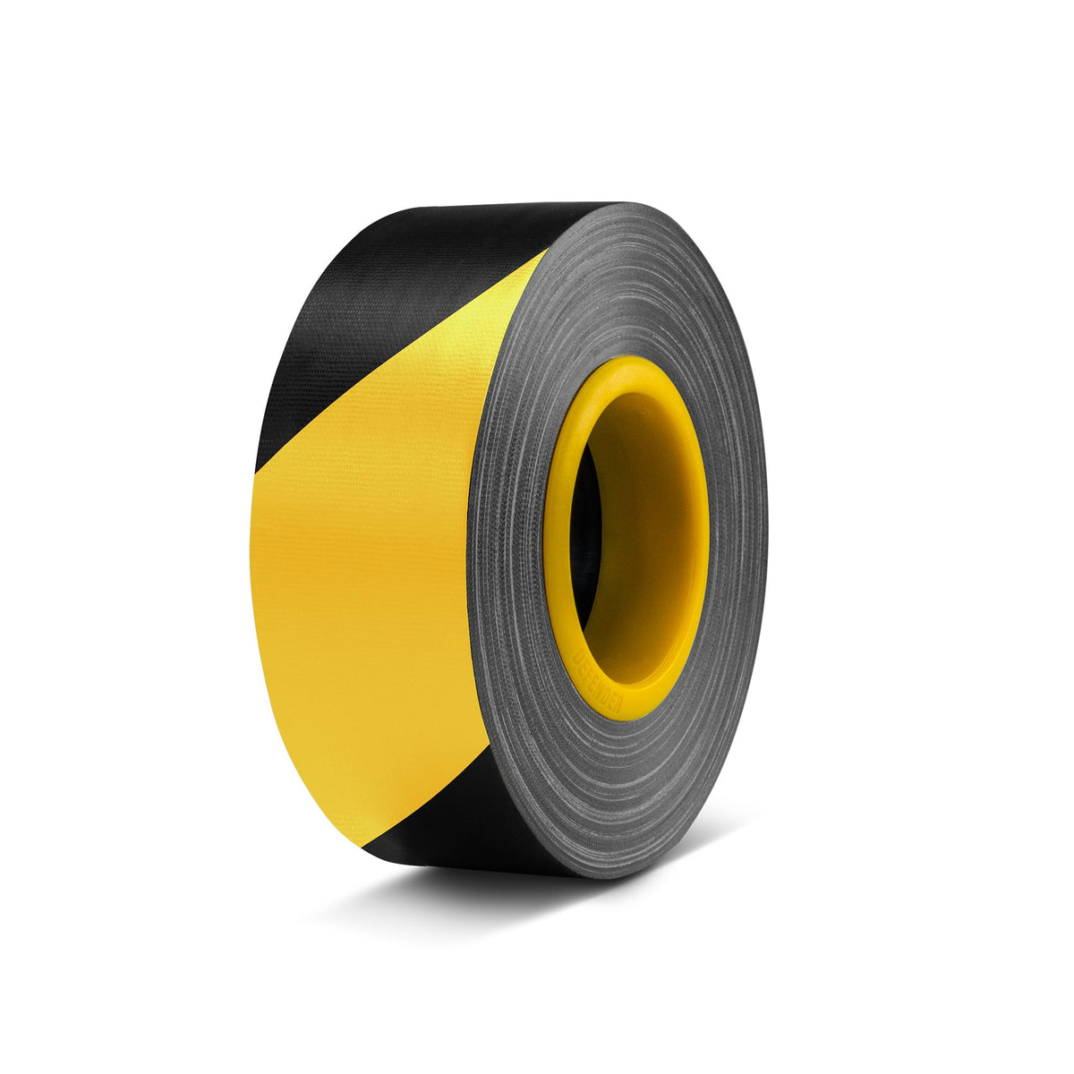 Defender DTEXABY50 - Premium fabric adhesive tape with ERGO-Core | black/yellow | glossy | 50 mm x 50 m