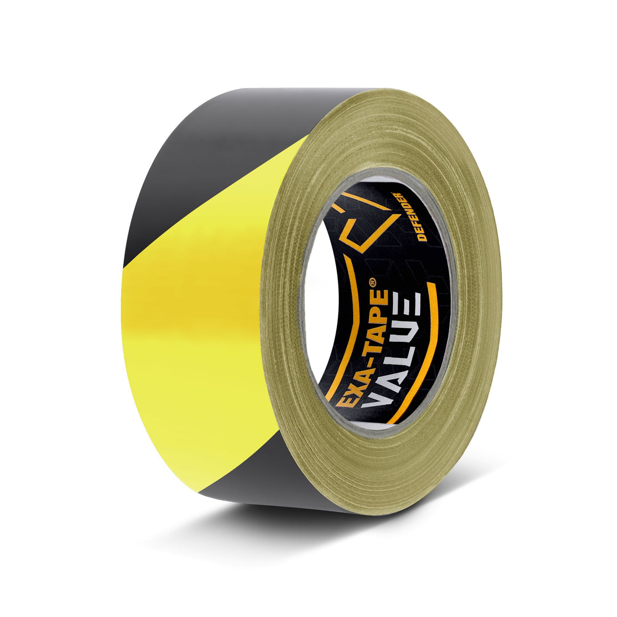Defender DTEXAVBY50 - PVC warning tape | black/yellow | 50 mm x 33 m