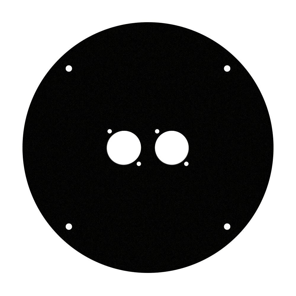 K4CD042D2 - Front panel for K4CD042 with 2 x D-type hole